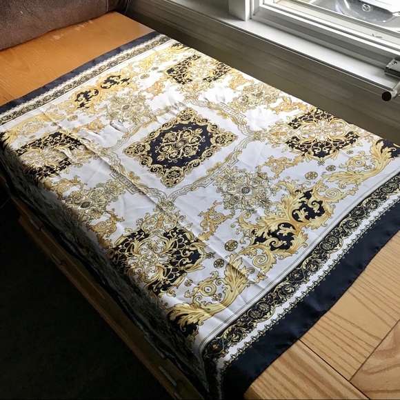 Carolina Herrera silk scarf, gently used. - Picture 2 of 4